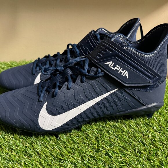 Nike Alpha Menace Pro 2 PE Football Cleats BV3945-404 Navy/White Size NEW main image 6